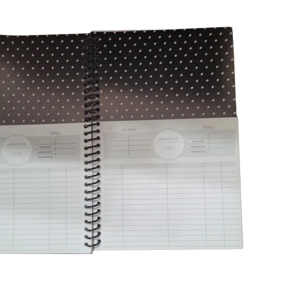 Yearly home finance / bill organizer